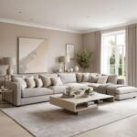 L-Shaped Sofa, Cottage Linen