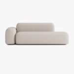 Retro Linen Sofa - Image 2