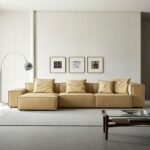 كنب حرف L فليغ جلد