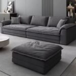 Smoked Velvet Sofa - Image 2