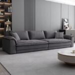 Smoked Velvet Sofa
