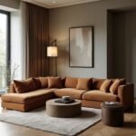 كنب حرف L أرتيست مخمل