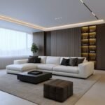 L-Shaped Sofa, Reflect Linen