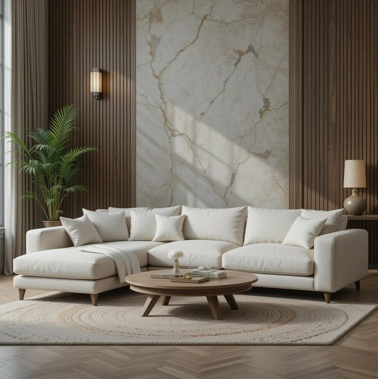 IMG_1594 Revo Linen L-Shaped Sofa - Image 1