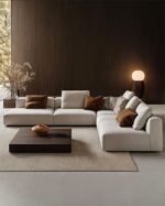 L-Shaped Sofa, Brazilian Linen - Image 2