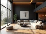 L-Shaped Velvet Sofa - Image 2