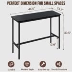 طاولة بار كونسول مرتفعة بتصميم صناعي - Image 4
