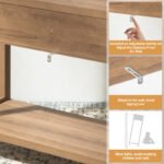 ⁦طاولة مدخل كونسول درجين راتان وتصميم بوهيمي⁩ - الصورة ⁦5⁩